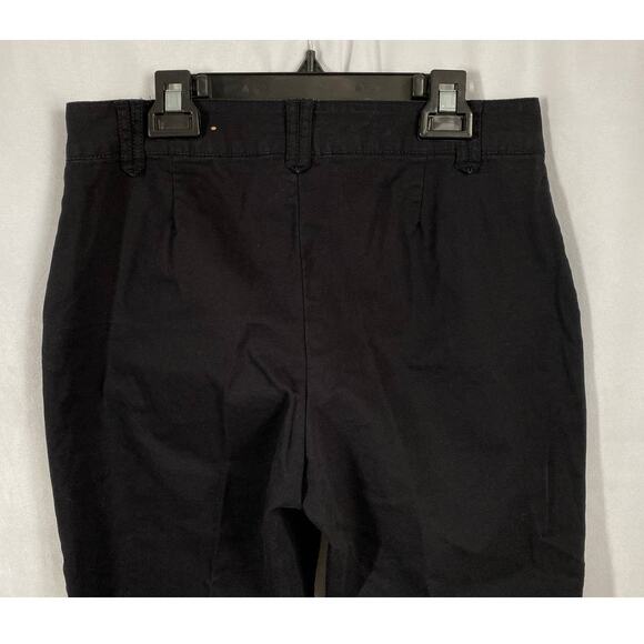 TRIBAL Extensible Stretch Black Capris Pants Size 4 - Picture 5 of 7